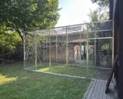 Veľká záhradná voliéra pre mačky – 5 m dĺžka, 2,5 m výška a 2,5 m hĺbka 1